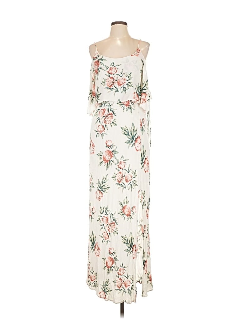 Pre-owned Dee Elly Casual Dress In White