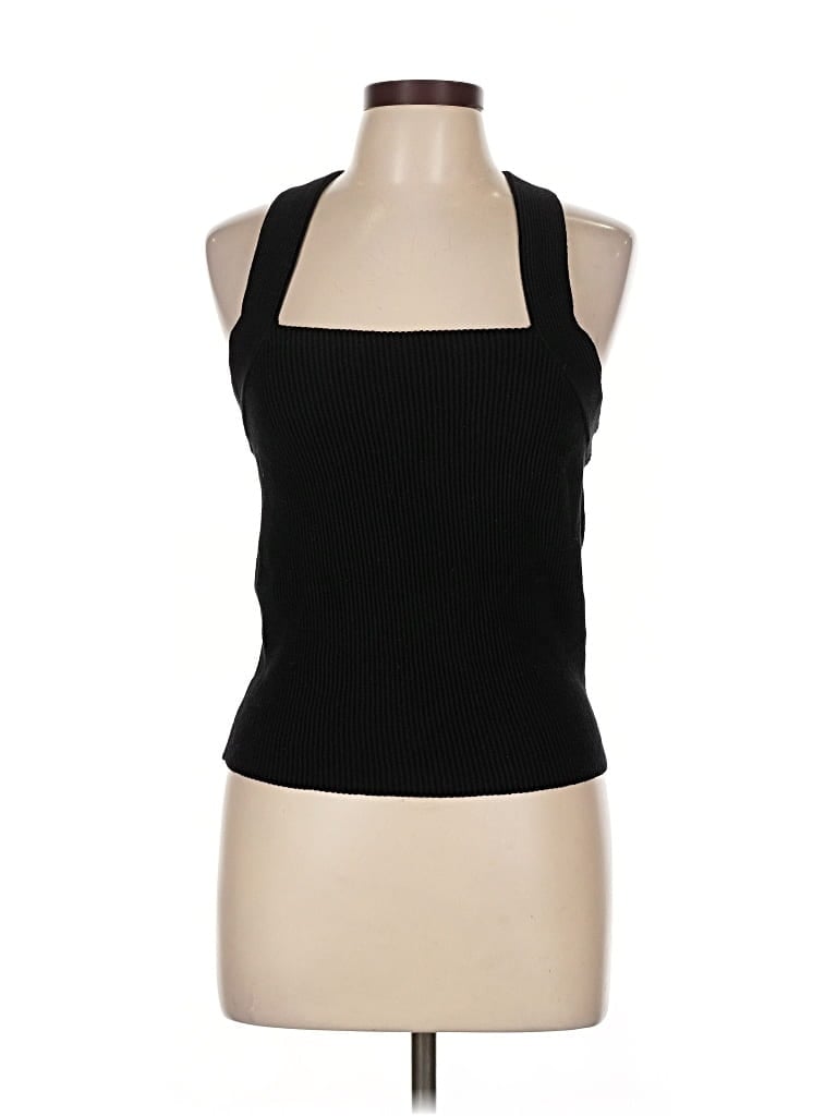 Pre-owned 525 America Tank Top Black Halter Neckline Tops