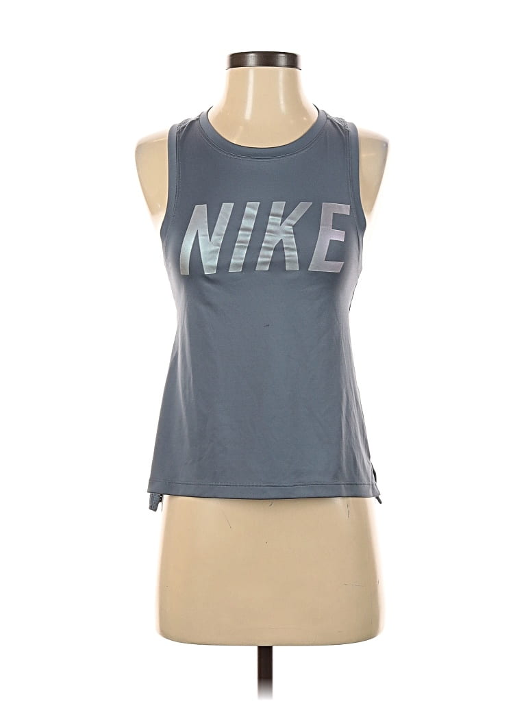 Pre-owned Nike Active Tank Top In Gray