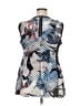 Alfani Graphic Blue Sleeveless Blouse Size XL - photo 2