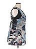 Alfani Graphic Blue Sleeveless Blouse Size XL - photo 4