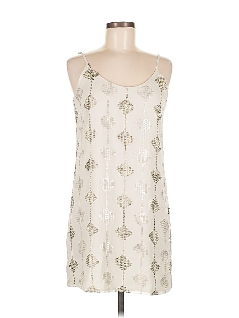 Mm Couture Sleeveless Top Ivory Square Neckline Tops In White