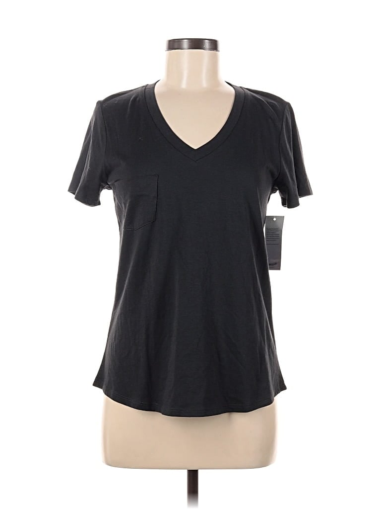 Pre-owned Remade Active T-shirt In Black