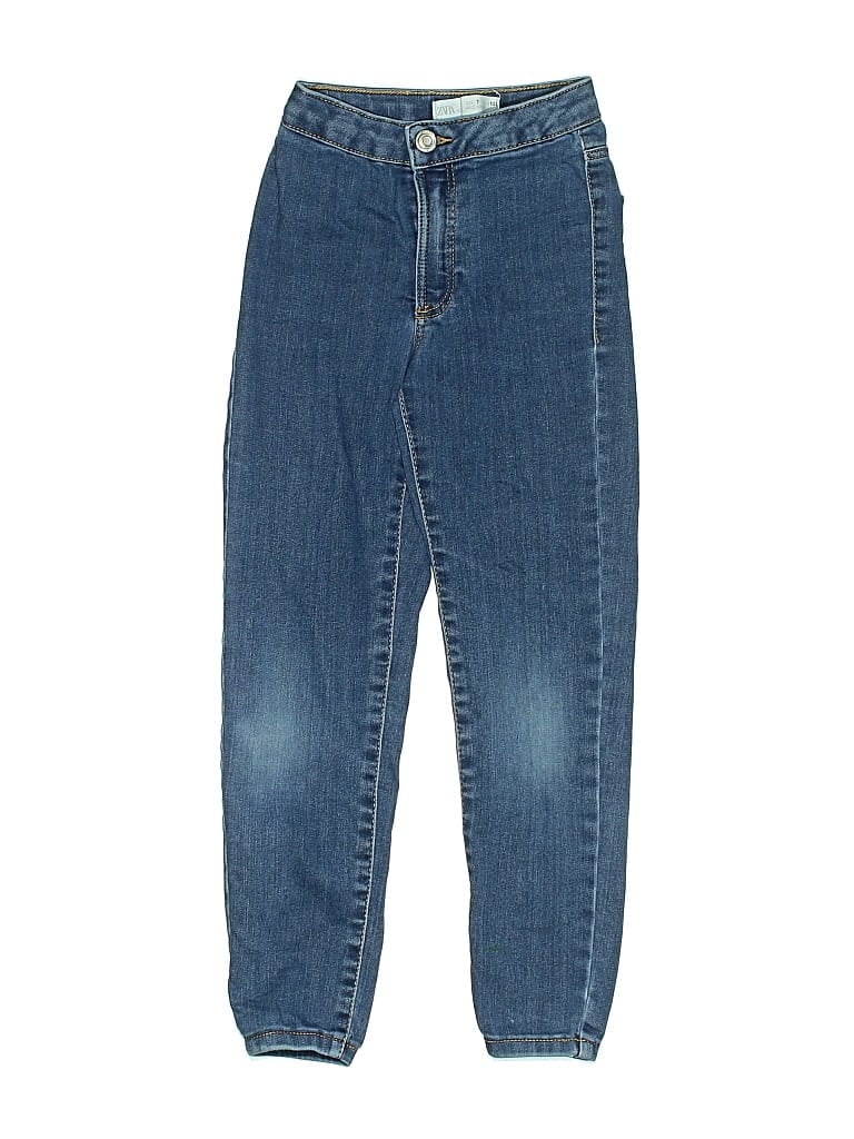 Pre-owned Zara Kids' Jeans In Blue