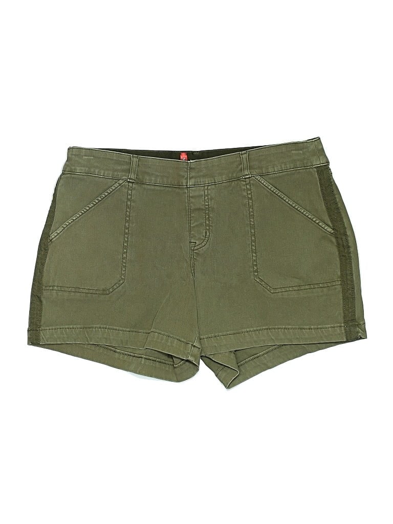 Pre-owned Spanx Denim Shorts In Green