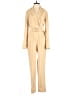 Intermix Solid Tan Jumpsuit Size 2 - photo 1