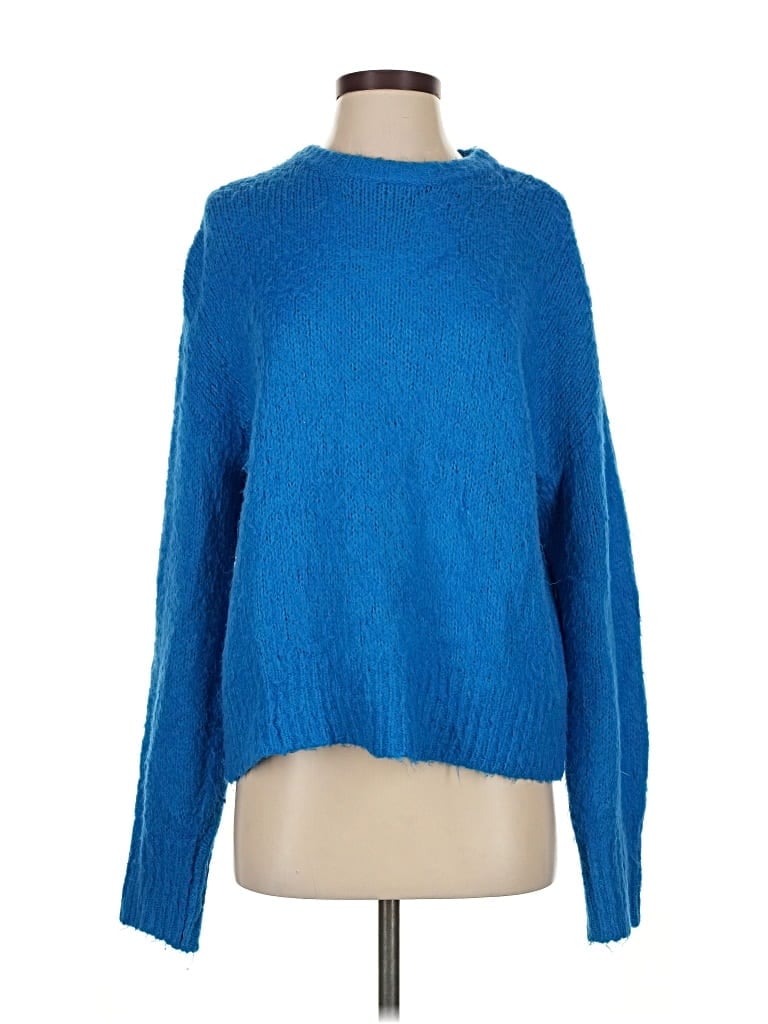 Pre-owned Joa Pullover Sweater In Blue