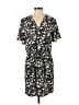 Caslon 100% Polyester Black Casual Dress Size S - photo 1