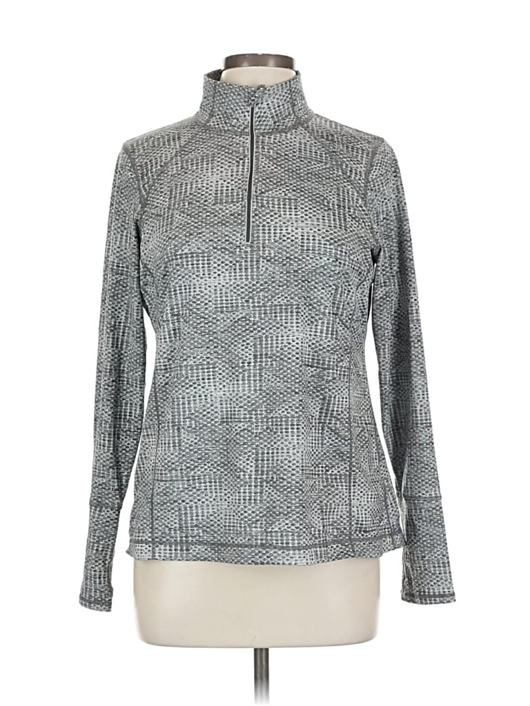 Pre-owned Kirkland Signature Long Sleeve T-shirt In Silver