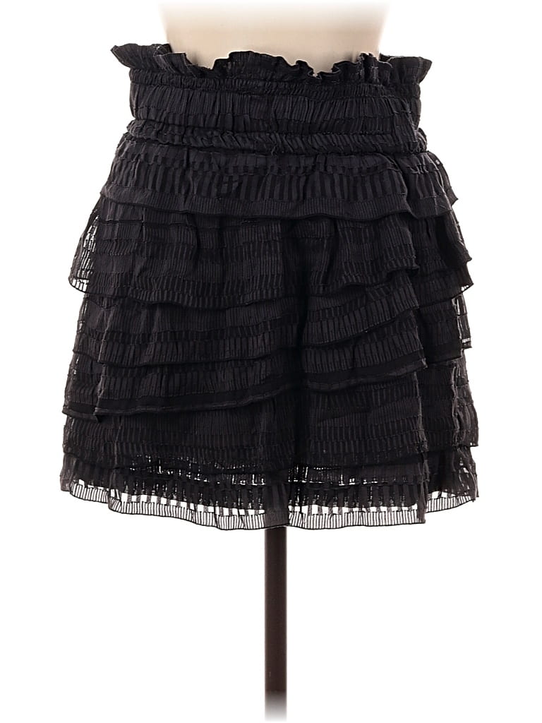 Pre-owned Iro Silk Skirt In Black