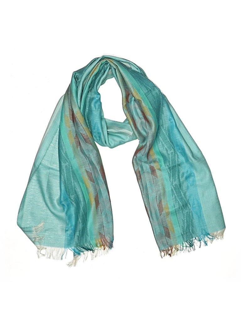 Pre-owned Unbranded Scarf In Blue