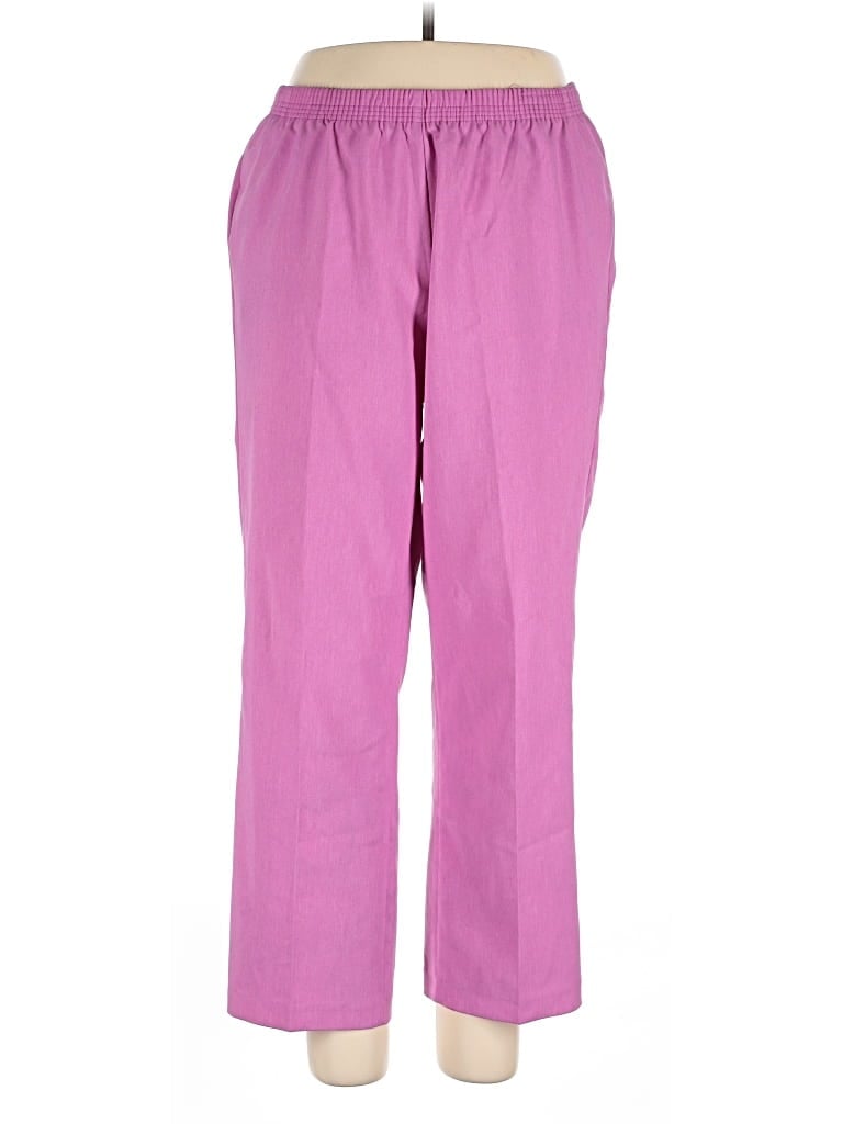 Pre-owned Allison Daley Casual Pants In Pink