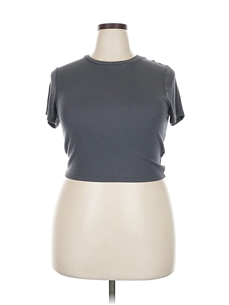 Pre-owned Parade Short Sleeve T-shirt In Gray