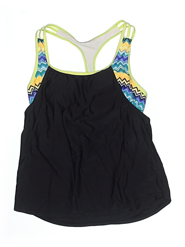 Pre-owned Zeroxposur Swimsuit Top Black Swimwear