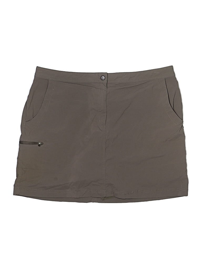 Pre-owned L.l.bean Active Skort In Gray