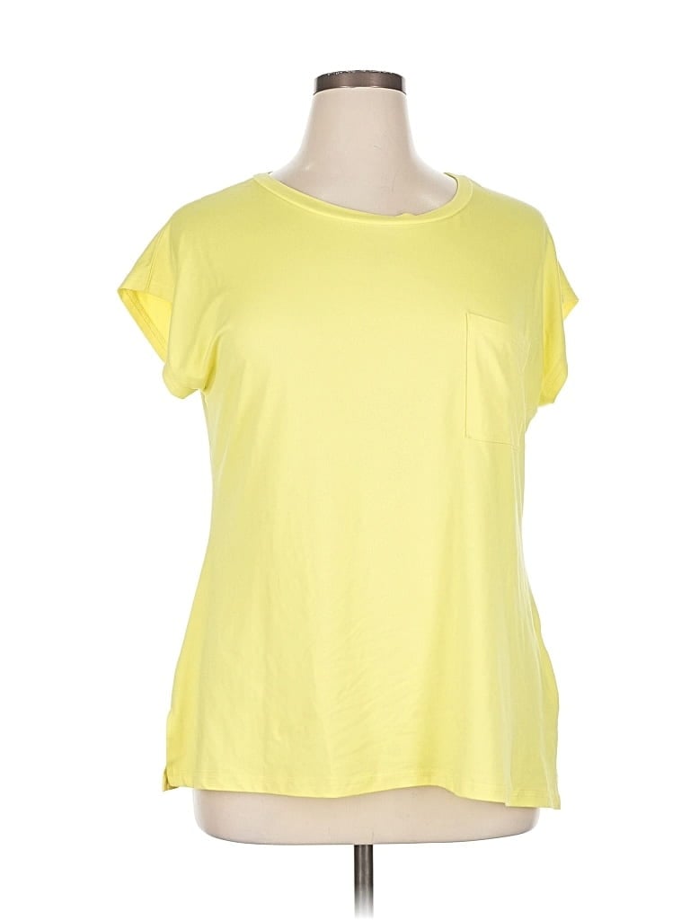 Pre-owned Assorted Brands Short Sleeve T-shirt In Yellow