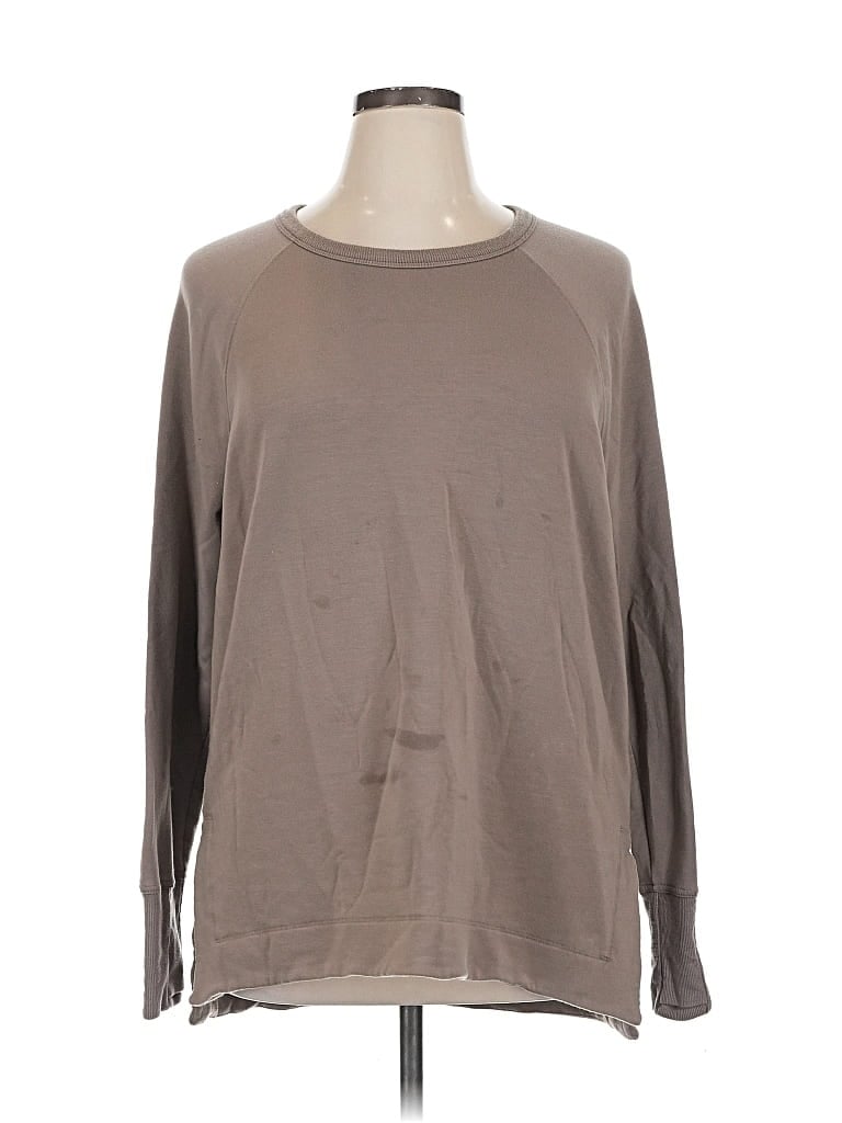 Pre-owned Athleta Pullover Sweater In Brown