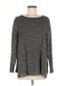 Eileen Fisher Tweed Gray Black Pullover Sweater Size M - photo 1