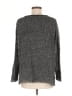 Eileen Fisher Tweed Gray Black Pullover Sweater Size M - photo 2