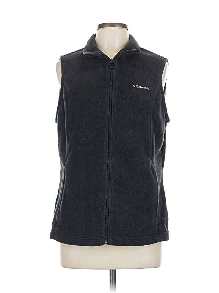 Pre-owned Columbia Vest In Black