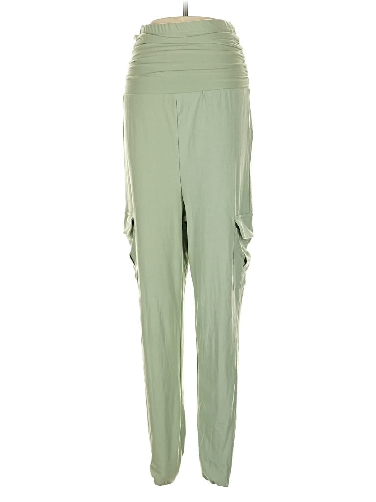 Pre-owned No Comment Active Pants In Green
