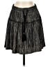A.L.C. 100% Polyester Metallic Black Casual Skirt Size 4 - photo 1