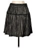 A.L.C. 100% Polyester Metallic Black Casual Skirt Size 4 - photo 2