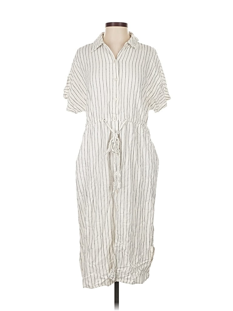 Pre-owned A New Day Casual Dress In White