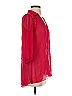 L8ter 100% Polyester Red 3/4 Sleeve Blouse Size S - photo 4