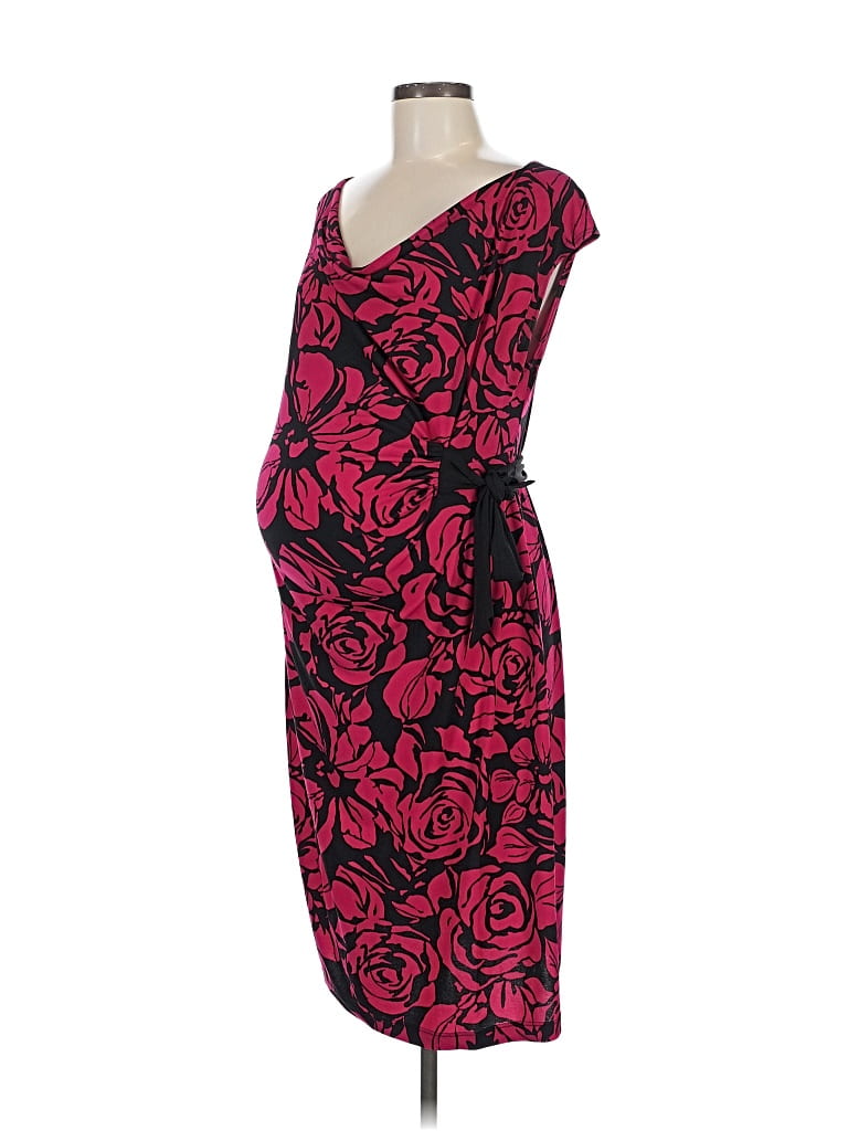 Pre-owned Motherhood Casual Dress In Red