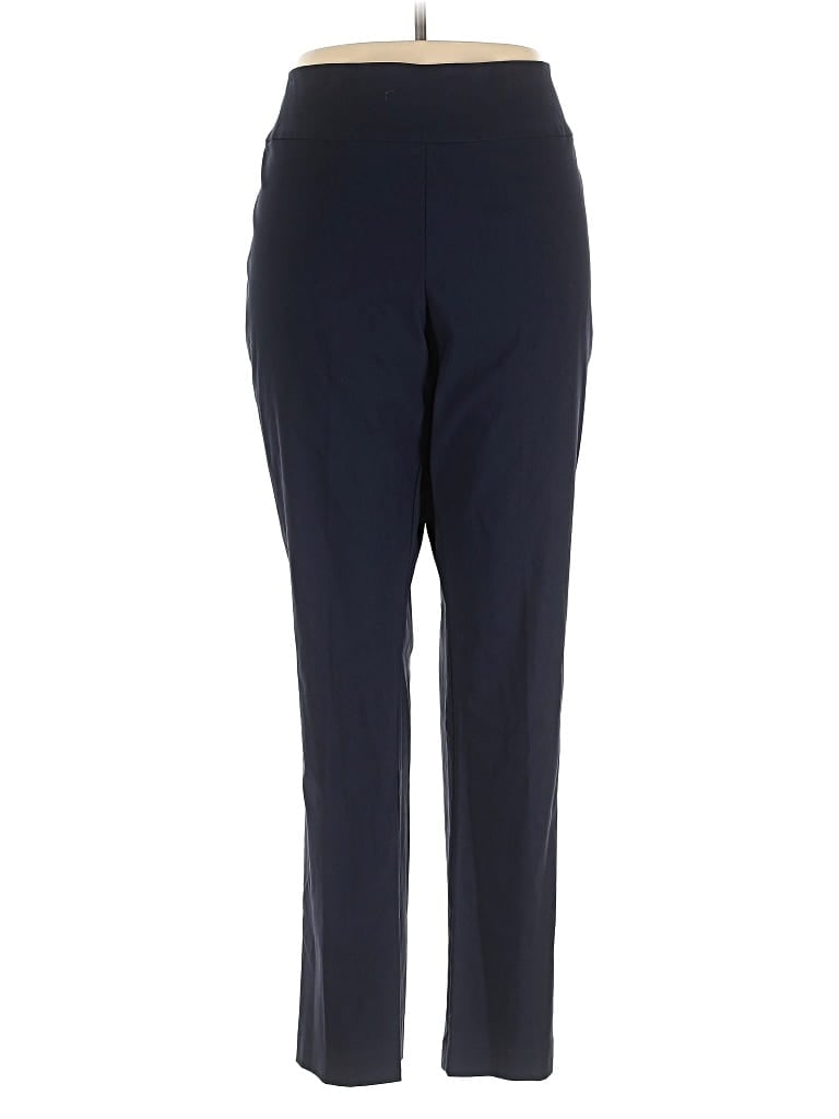 Pre-owned Nic + Zoe Dress Pants In Blue