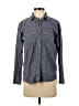 Madewell Tweed Blue Long Sleeve Button-Down Shirt Size XS - photo 1
