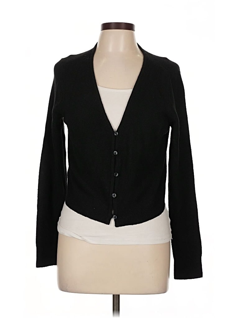Pre-owned Ann Taylor Loft Cardigan Sweater In Black