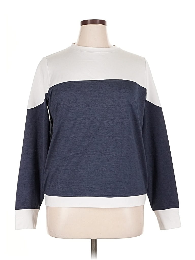 Pre-owned Puma 3/4 Sleeve T-shirt In Blue