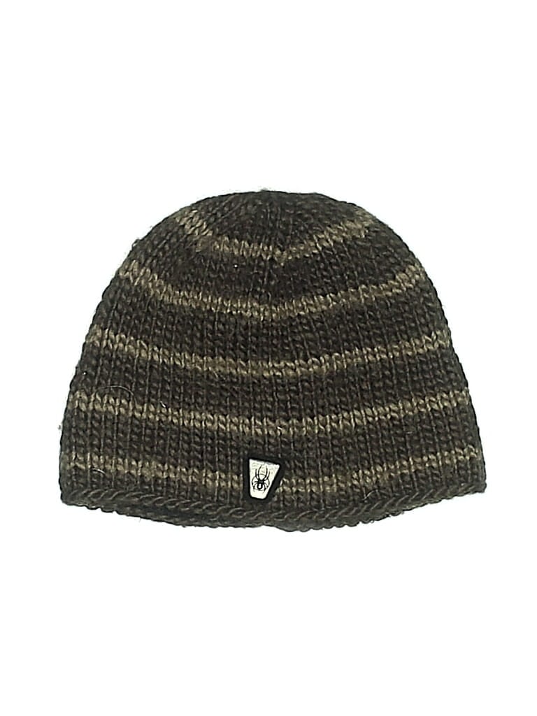 Pre-owned Spyder Kids' Beanie Hat In Brown
