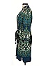 DM Collection Paisley Teal Cocktail Dress Size 6 - photo 5