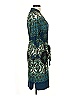 DM Collection Paisley Teal Cocktail Dress Size 6 - photo 4