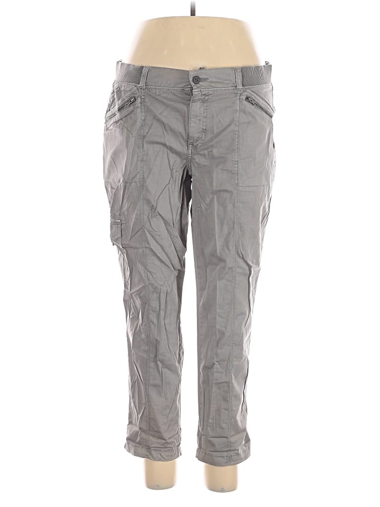 Pre-owned Sonoma Goods For Life Cargo Pants In Gray