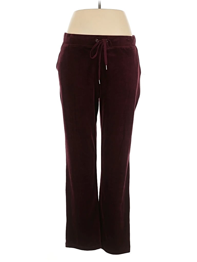 Pre-owned Dolce Vita Casual Pants In Burgundy
