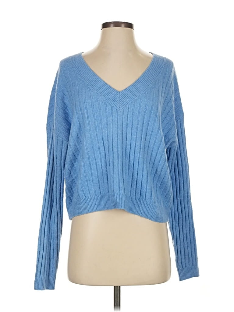 Pre-owned Open Edit Pullover Sweater In Blue