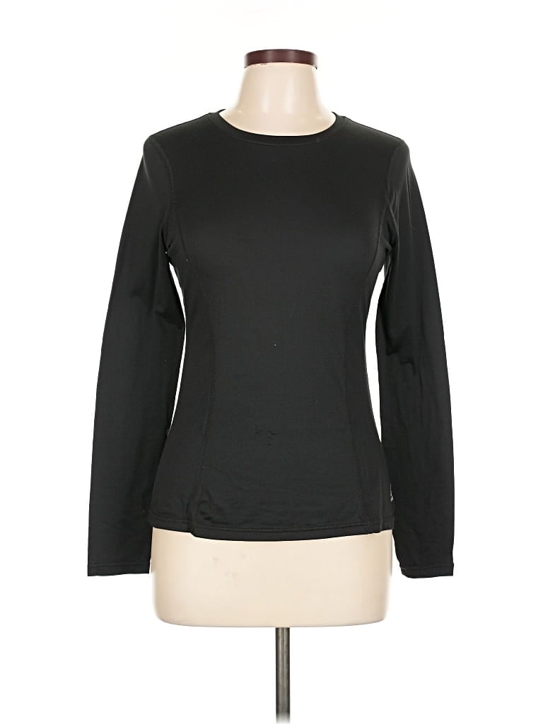Pre-owned Reebok Long Sleeve T-shirt In Black