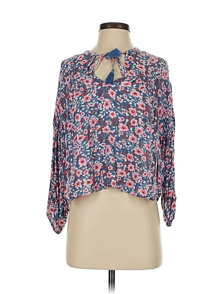 Pre-owned Lovestitch 3/4 Sleeve Blouse In Pink