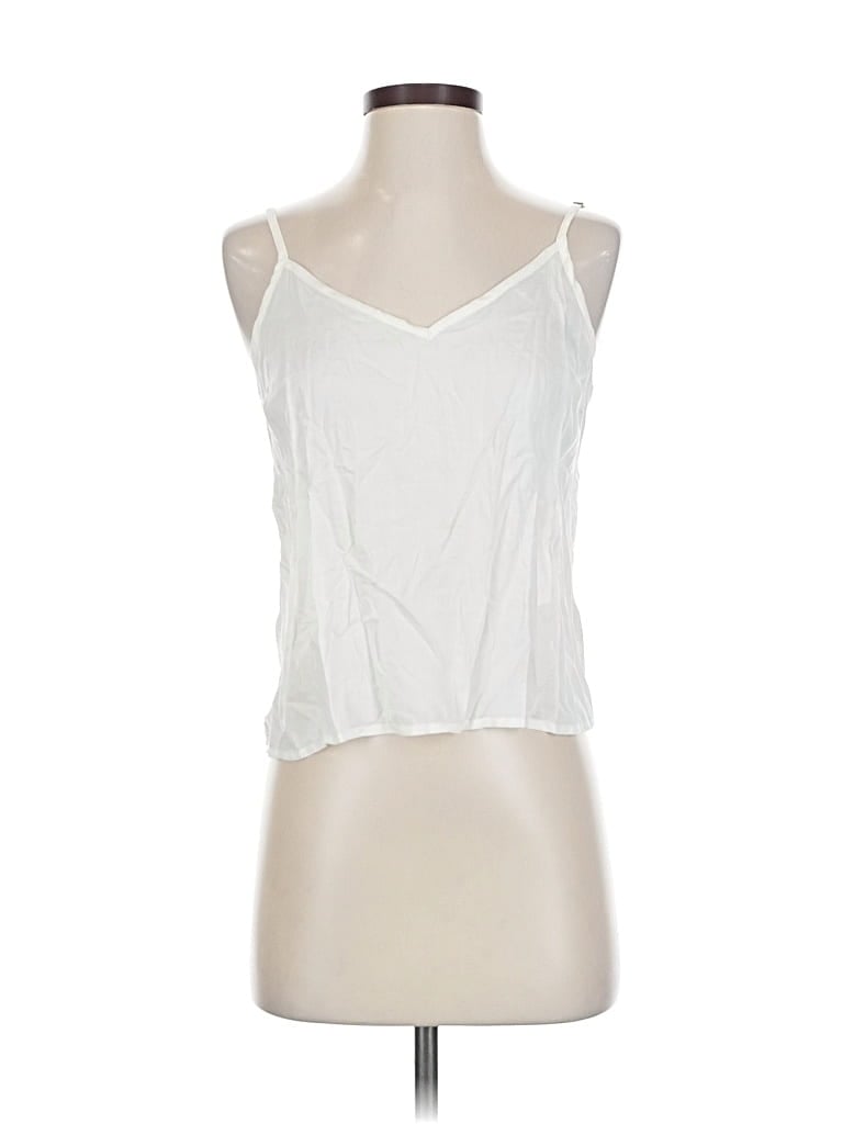 Pre-owned Velvet By Graham & Spencer Sleeveless Blouse In White
