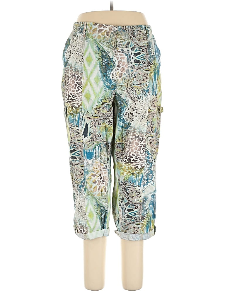 Pre-owned Chico's Casual Pants In Green