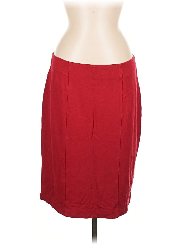 Pre-owned Chico's Formal Skirt In Red