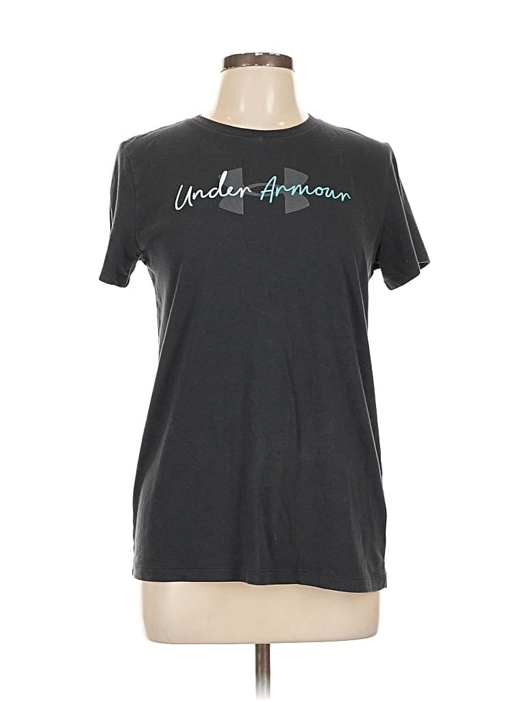 Pre-owned Under Armour Short Sleeve T-shirt In Black