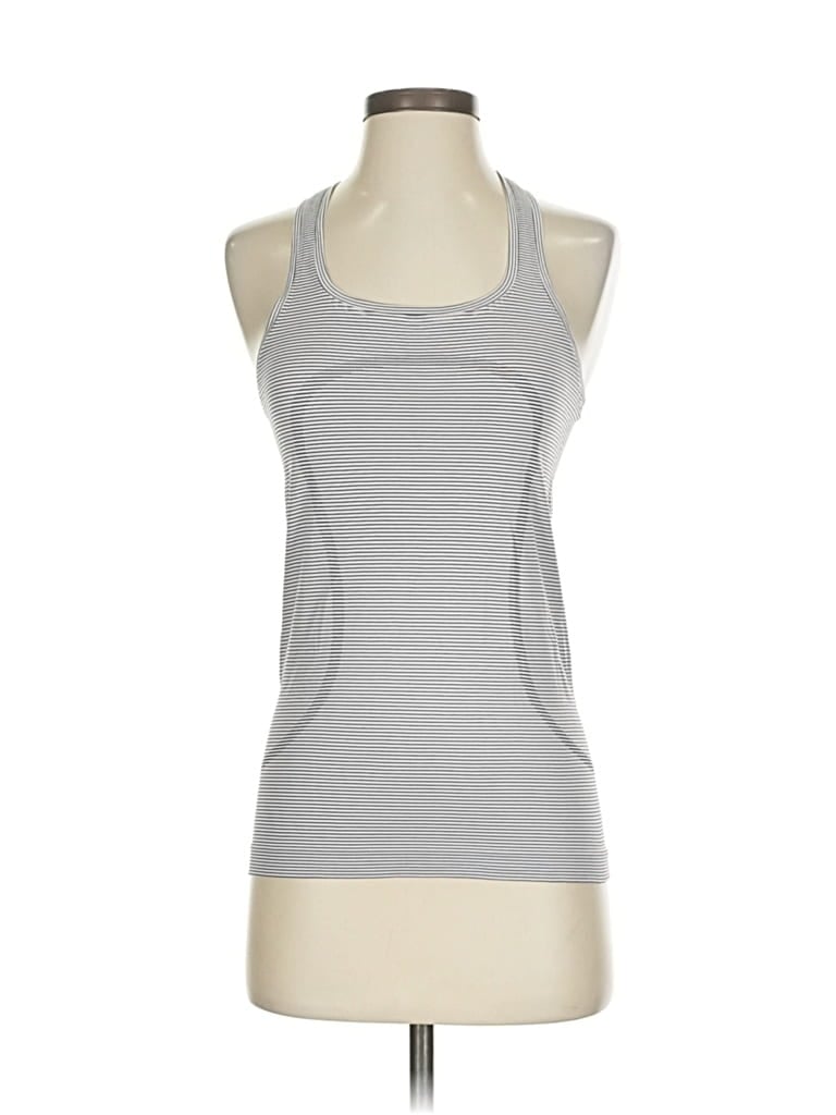 Pre-owned Lululemon Athletica Active Tank Top In Gray