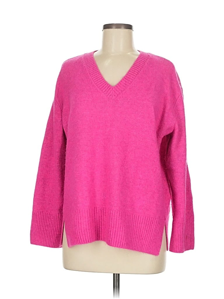 Pre-owned Vince Camuto Pullover Sweater In Pink