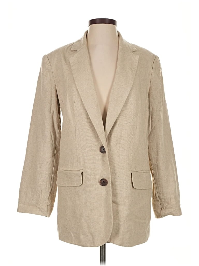 Pre-owned A New Day Blazer Jacket In Brown