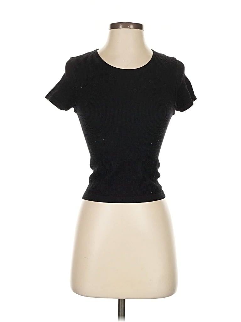 Pre-owned Elodie Short Sleeve T-shirt In Black